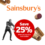 25% off 6 Bottles of Wine (or more) @ Sainsbury&#039;s