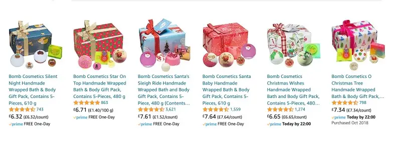 Bomb Cosmetics Christmas