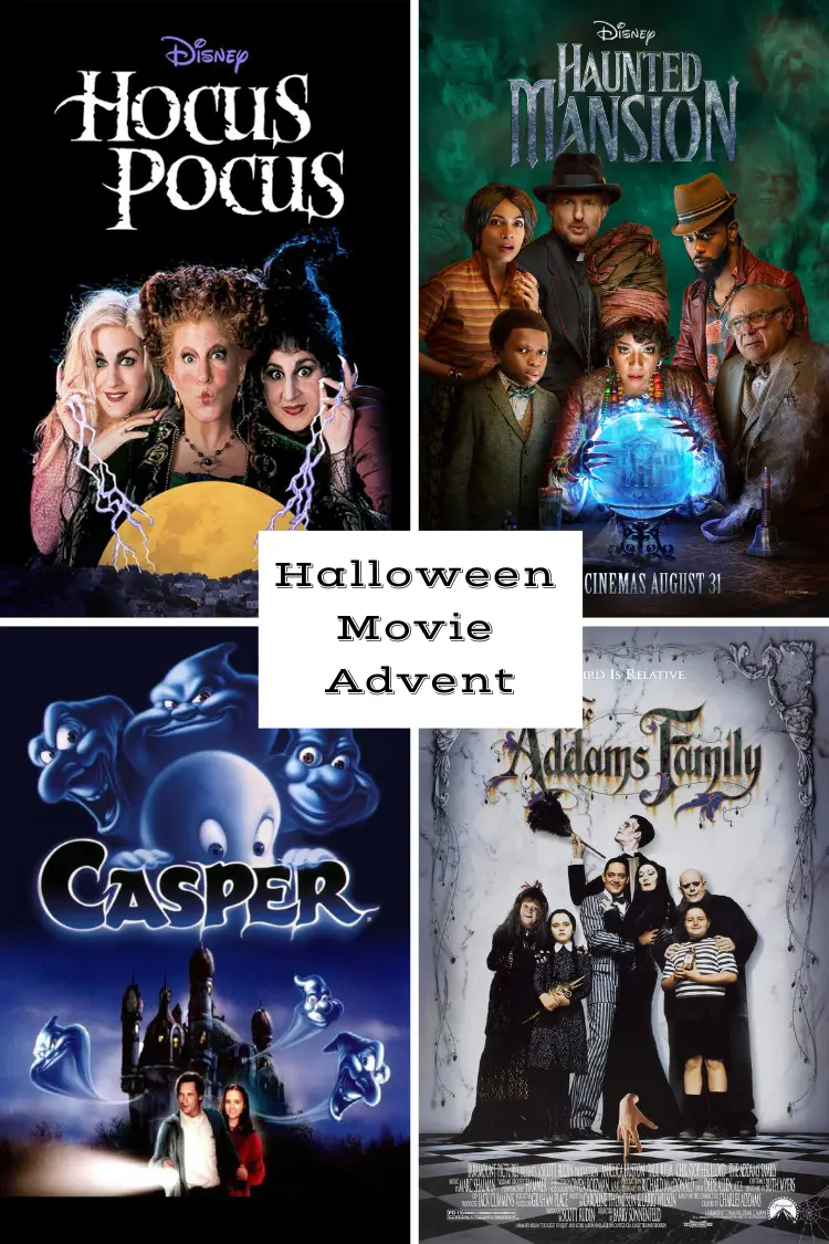 Halloween Movie Advent Calendar Countdown 2023