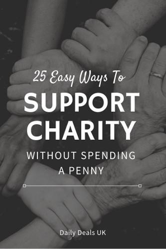 25 Ways to Support Charities without Donating Money