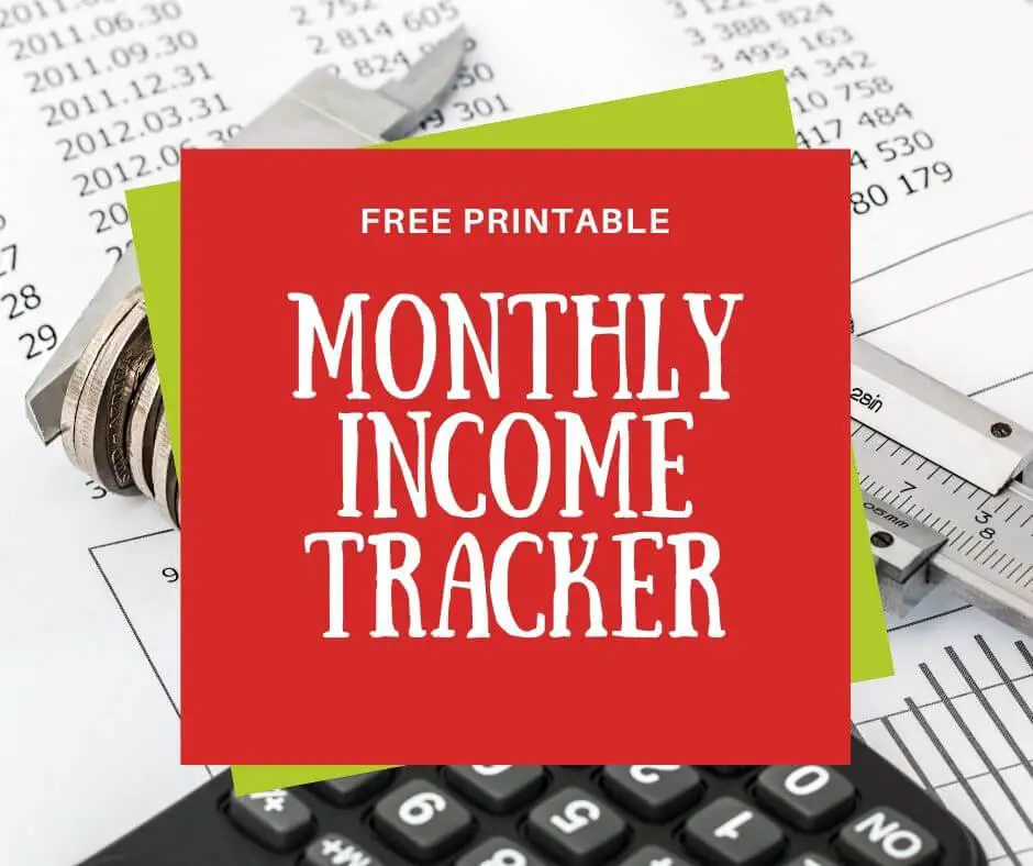 Monthly Earnings Printable