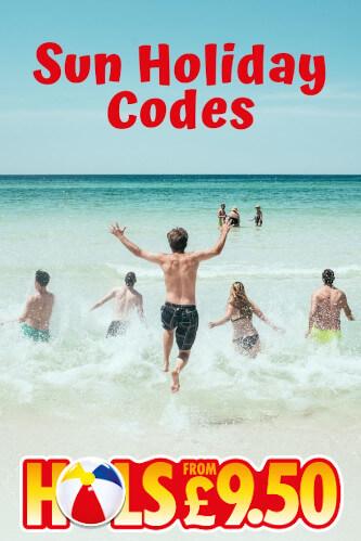 The Sun Holiday Code words