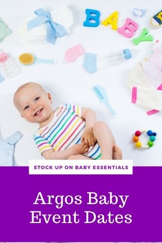 Argos Baby Event Dates 2023 - The Next Child & Baby Sale