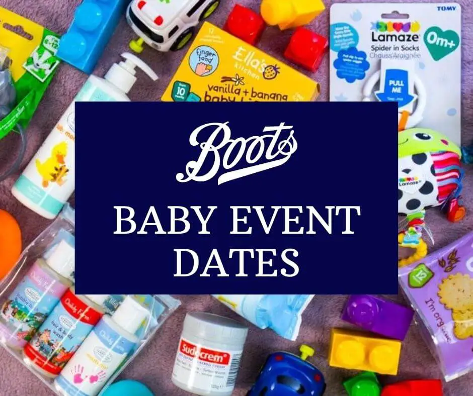 Boots Baby Event Date