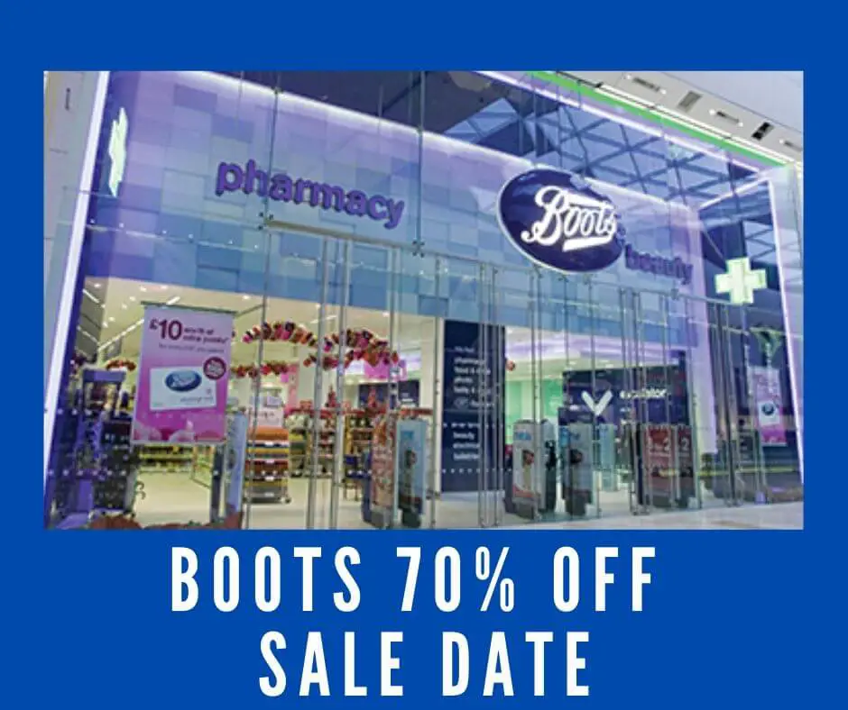 Boots 70 Off Sale Date 2024 Revealed