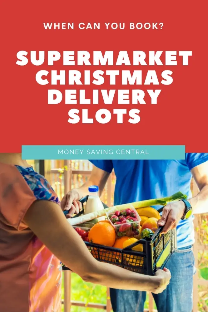 Christmas Delivery Slots for Supermarkets 2022