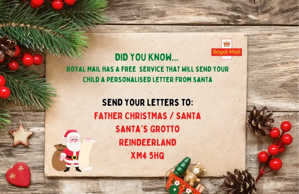 FREE Letter From Santa 2023 Courtesy Of Royal Mail