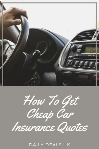 how to get cheap car insurance quotes