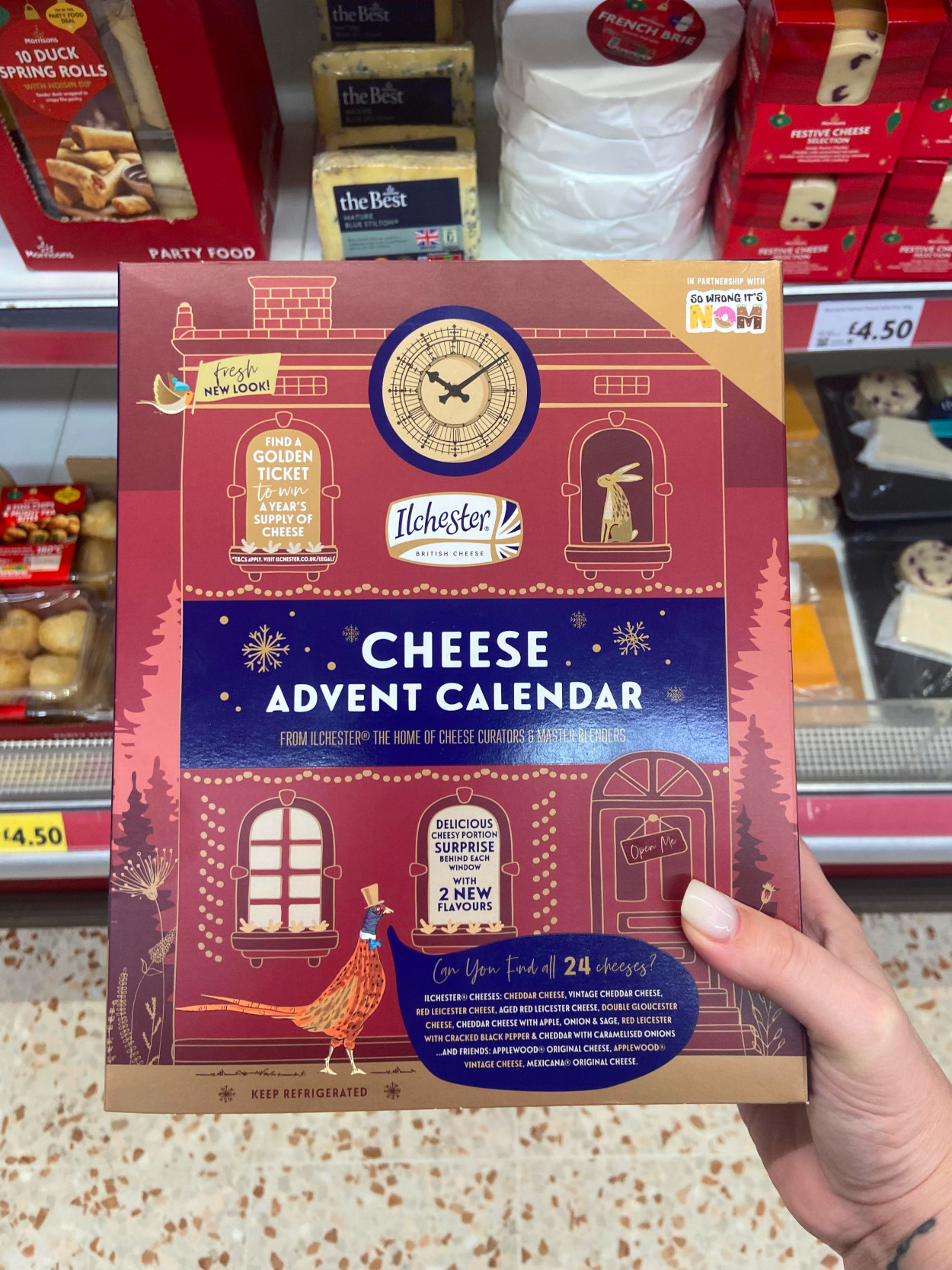 Ilchester Cheese Advent Calendar £9 Morrisons
