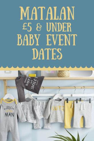 Matalan launches baby event: What to buy in the £5 and under sale