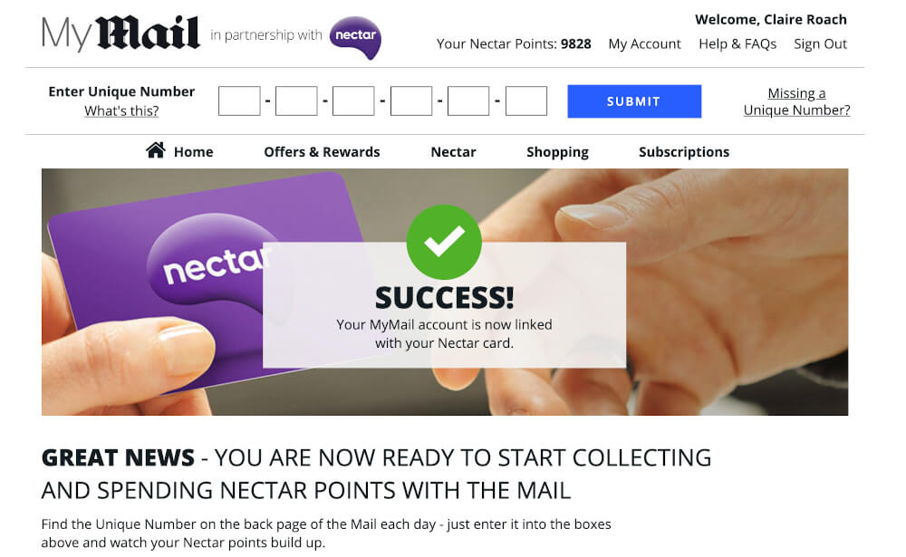 mymail nectar