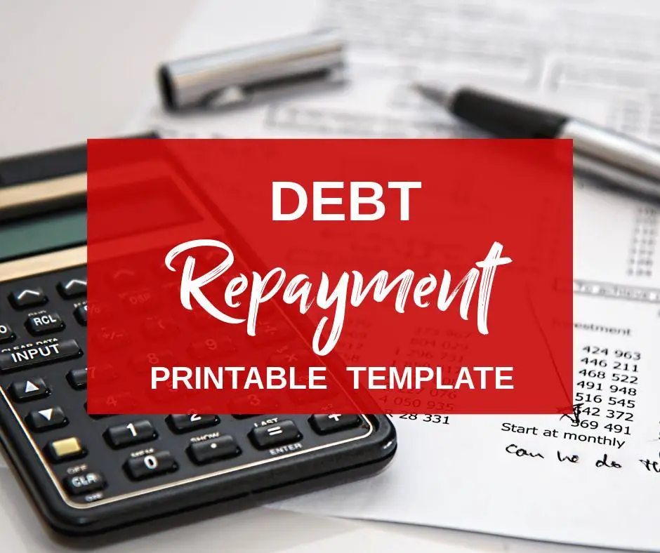 Free Debt Repayment Print Off