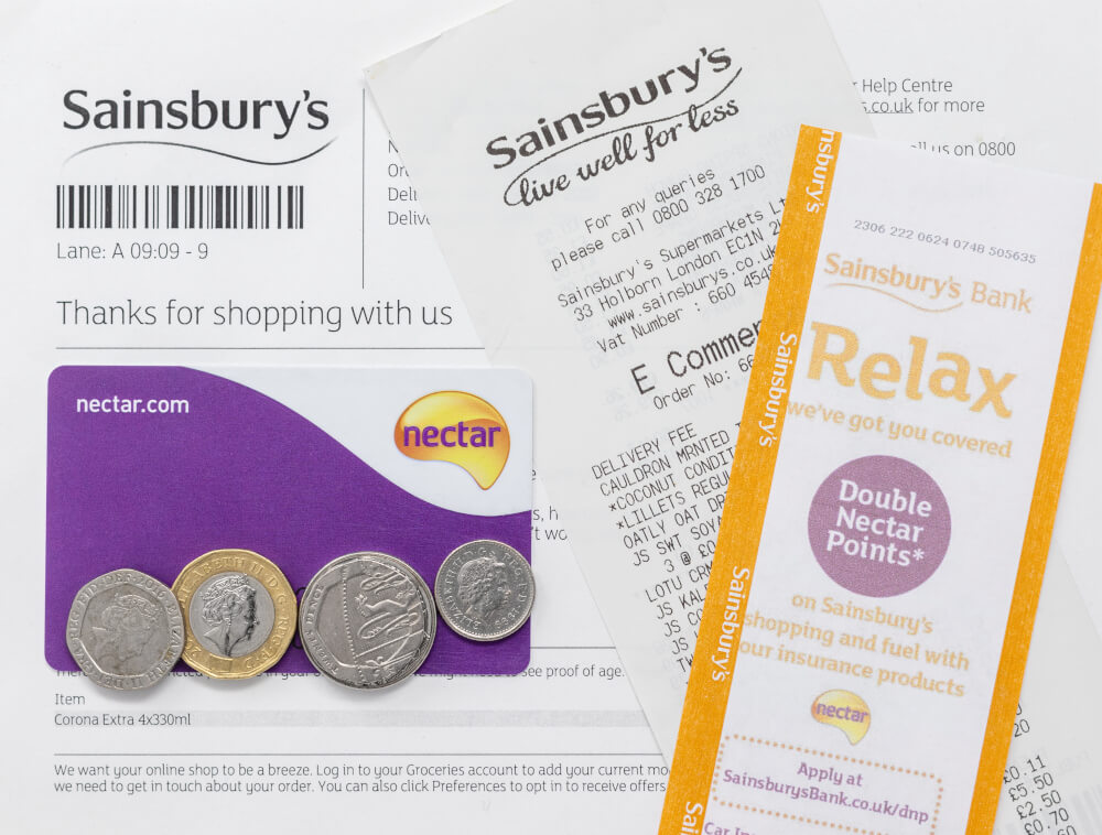 Sainsbury's Nectar Points 'Double Up' Date 2024