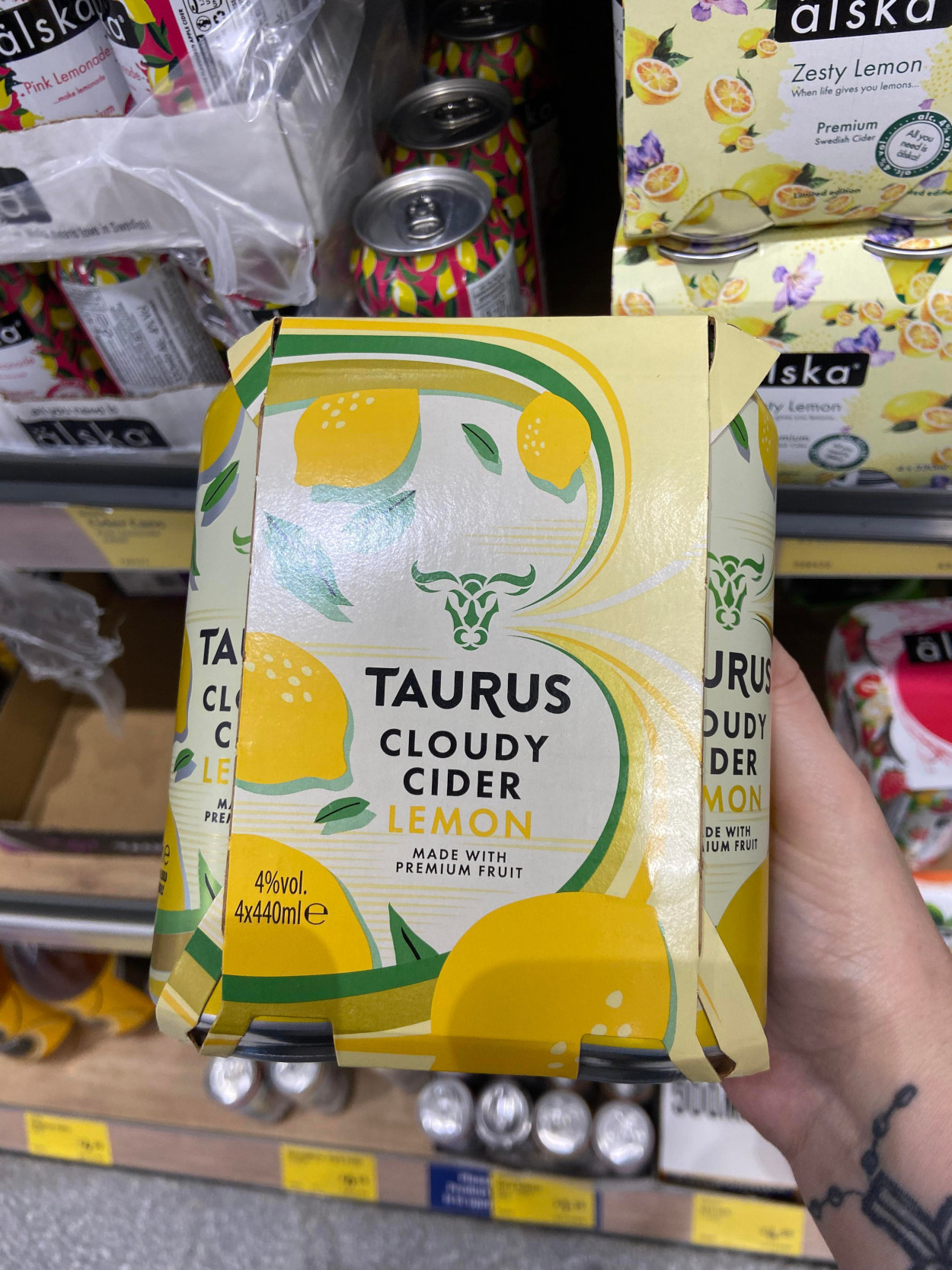 taurus cloudy lemon cider