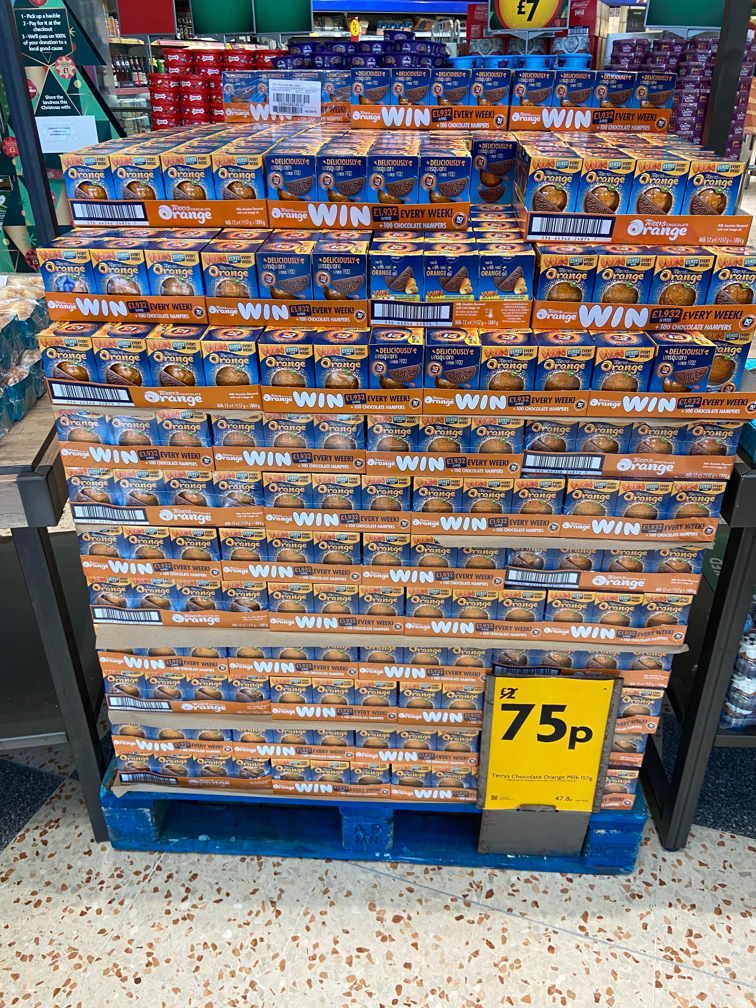 Morrisons Terrys Chocolate orange 75p