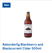 NEW Blackberry &amp; Blackcurrant Rekorderlig Cider £1.50 @ Tesco