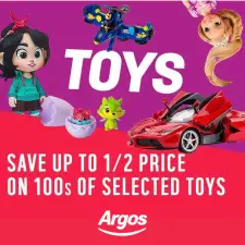Argos Toy Sale Now Live - 100s of brand name toys HALF PRICE