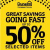 Huge up to 50% off Sale NOW ON @ Dunelm
