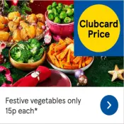 Festive 5 Christmas Vegetables for 15p Now Available @ Tesco