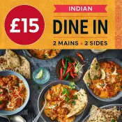 NEW Indian Dine In Meal for £15 Just Landed @ M&amp;S
