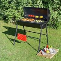 Charcoal Oil Drum BBQ with Warming Rack £40 @ Argos