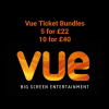 5 Tickets for £22 or 10 Tickets for £40 @ Vue Cinemas