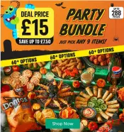 Halloween Party Food Bundle £15 @ Iceland