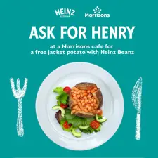 FREE Jacket Potato with Heinz Cheezy Beanz from July 1st at Morrisons Cafes