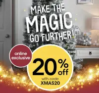 20% off ALL Christmas Trees @ Wilko