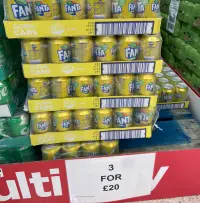 3 x 24 pack of cans of soft drinks £20 @ ASDA Groceries