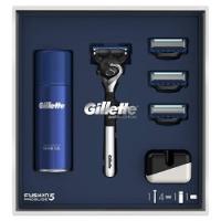 Gillette Fusion 5 Giftset, Handle, 4 Blades, Gel &amp; Stand £11.99 @ Superdrug