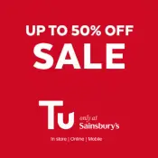 Half Price up to 50% off Sale @ Sainsburys TU Clothing