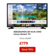 50&quot; Linux Smart TV £179 @ Studio