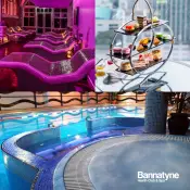 Bannatyne Elemis Spa Day with 2 treatments + Prosecco Cream Tea + £10 voucher £49