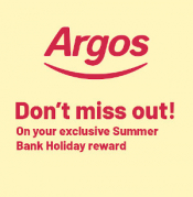 FREE voucher to spend over the Bank Holiday @ Argos