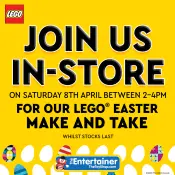 FREE Lego Make &amp; Take Event @ The Entertainer Stores