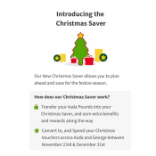 Asda Rewards Christmas Savers NOW LIVE