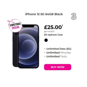 iPhone 12 with Unlimited Minutes, Texts &amp; Data ONLY £25pm on 3 @ Fonehouse