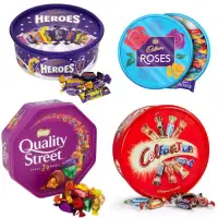 Celebrations &amp; Heroes Chocolate Tubs 2 for £7 @ Tesco