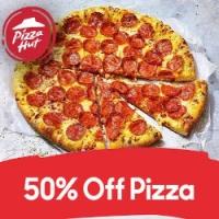 50% off pizzas when you spend £15+ online @ Pizza Hut