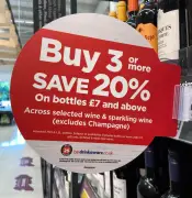 20% off 3 Bottles of Wine (or more) @ ASDA