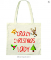 Crazy Christmas Lady Tote ONLY £4.28 @Amazon