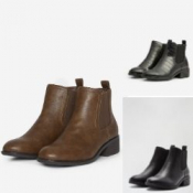 Women&#039;s Maple Chelsea Boots £11.19 Delivered @ Dorothy Perkins Ad