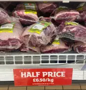 HALF PRICE Lamb legs £6.50 p/kg @ Sainsbury’s