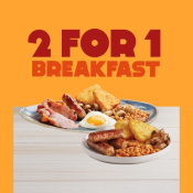 2 for 1 Standard Breakfast @ Hungry Horse