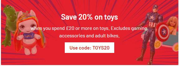 argos 2 for 20 toys