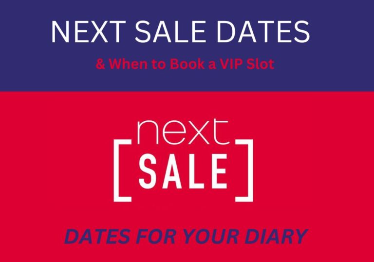 Next Sale Dates Calendar