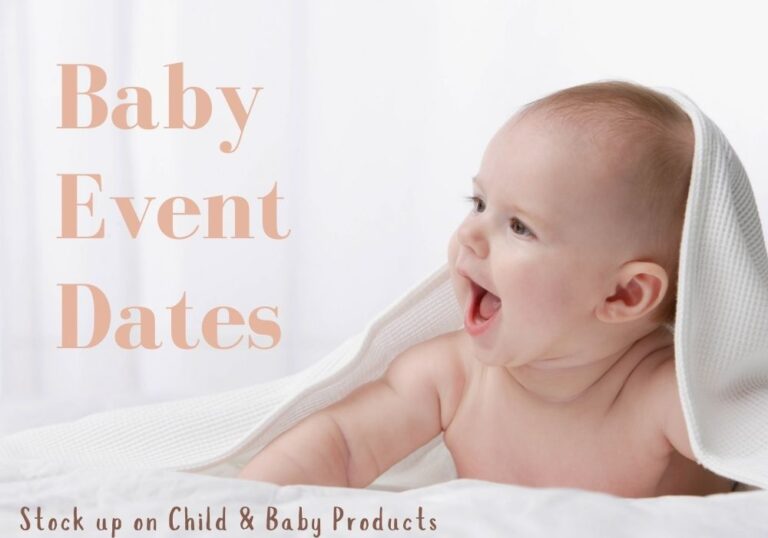 Baby Event Dates