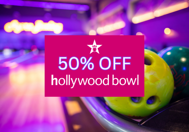 50% off Hollywood Bowl