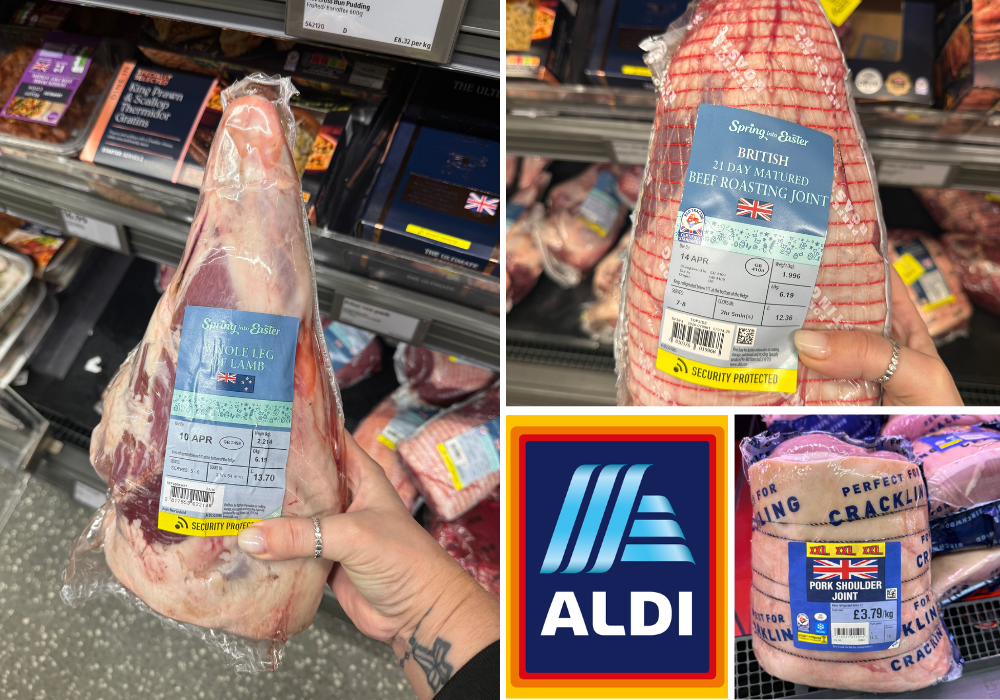 Aldi easter meat
